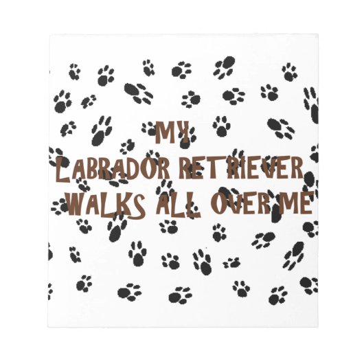 私の研究室は私を散歩させる ノートパッド (正面)