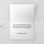 私の硬貨の持参人の要求カードです 招待状 (内部)