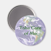 私の磁気に石の地球 マグネット (正面/裏面)