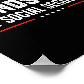 私の社会保障を受け入れる ポスター (角)