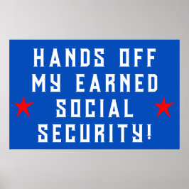 私の社会保障を受け入れる ポスター