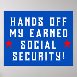 私の社会保障を受け入れる ポスター