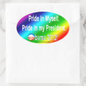 私の社長の私自身のプライド 楕円形シール (バッグ)