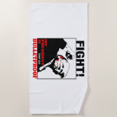 私の社長は防弾トランプだ ビーチタオル (正面)