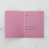 私の祈りの中にあなたがいます カード (内部)