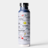 私の祈りの言葉があなたのための恵み ウォーターボトル (左面)