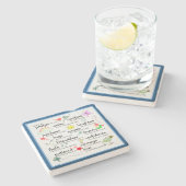 私の祈りの言葉があなたのための恵み ストーンコースター (横)