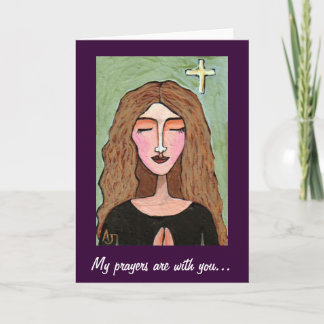 私の祈りの言葉はあなたと一緒に… – カード