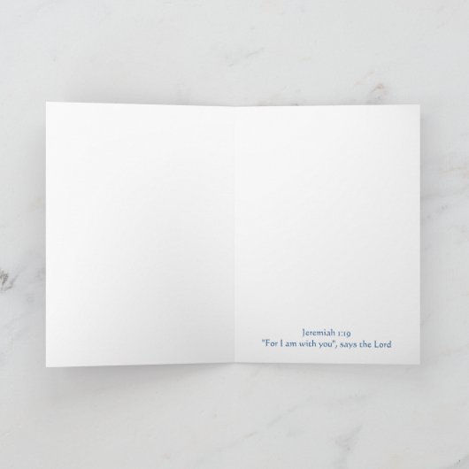 私の祈りの言葉はあなたと一緒に、勇気付けられる聖なる書物、 経典 カード (内部)