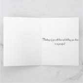 私の祈りの言葉カードとの抱き締めること カード (内部)