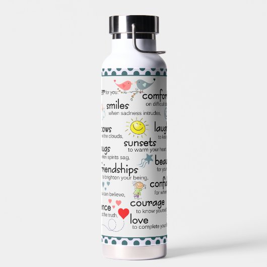 私の祈りの言葉 ウォーターボトル (左面)