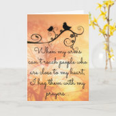 私の祈りの言葉 カード (黄色い花)