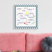 私の祈りの言葉 キャンバスプリント (インサイチュ (リビング))