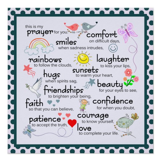 私の祈りの言葉 ポスター (正面)