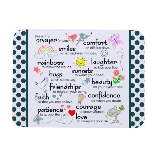 私の祈りの言葉 マグネット (横)