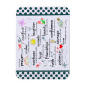 私の祈りの言葉 マグネット (縦)