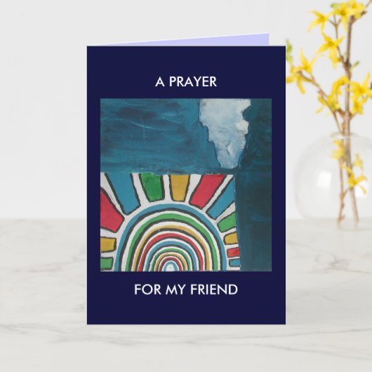 私の祈りの言葉-312 カード (黄色い花)