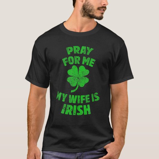 私の祈妻はアイリッシュSt patricks dayイレラだ Tシャツ (正面)