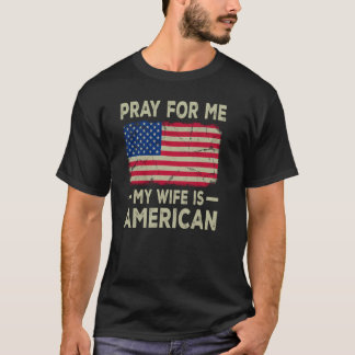 私の祈妻はアメリカ合衆国の夫だ Tシャツ