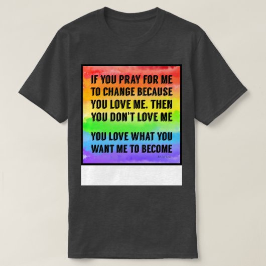 私の祈為に行かない2 Tシャツ (デザイン正面)