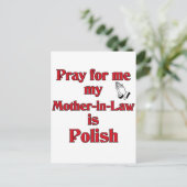 私の祈義理の母はポーランド人だ ポストカード (スタンド正面)