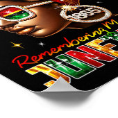 私の祖先を思い出す12番目のアフリカブラック ポスター (角)