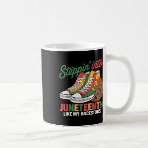 私の祖先スニーカーのように12月にステップイン コーヒーマグカップ