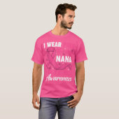 私の祖母のためにピンクを着て乳がん啓発を支援 Tシャツ (正面フル)