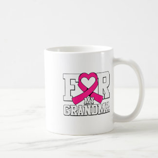 私の祖母のために 乳がん啓発 ピンク コーヒーマグカップ