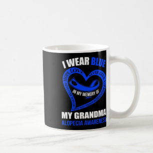 私の祖母の私の記憶脱毛症認識度 コーヒーマグカップ