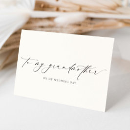 私の祖母の結婚式の日にエレスミア カード