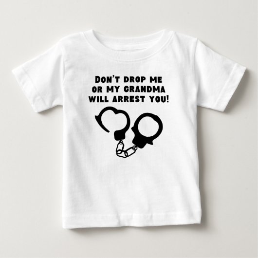 私の祖母は阻止します ベビーTシャツ (正面)