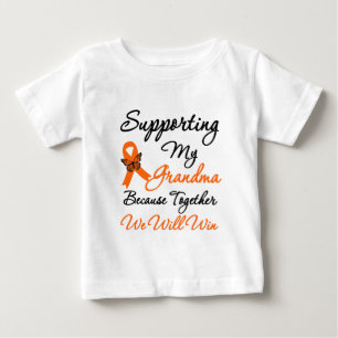 私の祖母を支える白血病 ベビーTシャツ