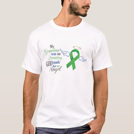私の祖母天使-胆管蟹座 Tシャツ (正面)