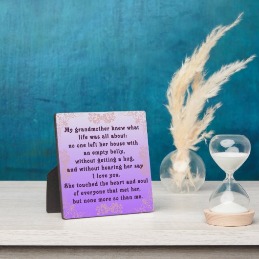 私の祖母 フォトプラーク (インサイチュ)