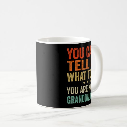 私の祖父じゃないから何をすればいいか言えない コーヒーマグカップ (正面右)