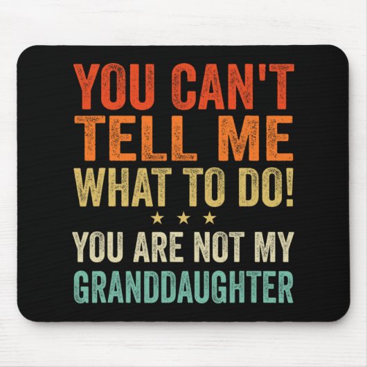 私の祖父じゃないから何をすればいいか言えない マウスパッド (正面)