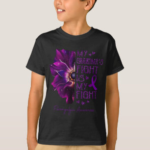 私の祖父の戦いは私の戦いアネモン線維筋痛 Tシャツ