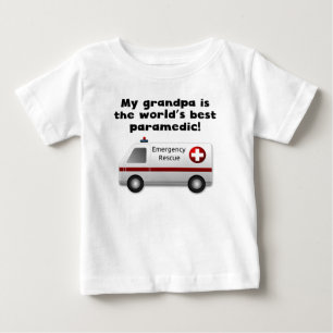 私の祖父は単語で最も最高のな救急医療隊員です ベビーTシャツ