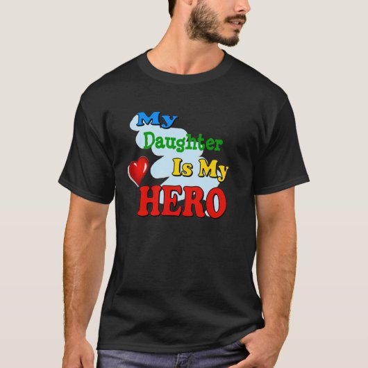 私の祖父は私の英雄です-あなた自身の名前を挿入して下さい Tシャツ (正面)
