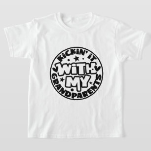 私の祖父母とキックイン Tシャツ