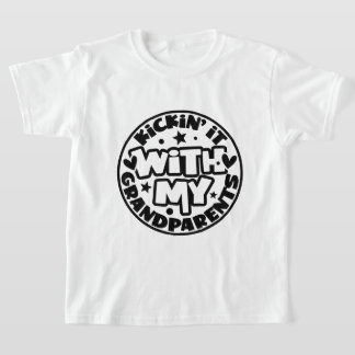 私の祖父母とキックイン Tシャツ