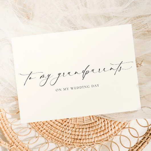 私の祖父母の結婚式の日にエレスミア カード