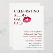 私の祝ギャル・ガレンティンの昼の女の子の夜 招待状 (正面/裏面)