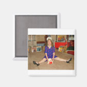 私の祝歌う玩具で新年 マグネット (正面/裏面)