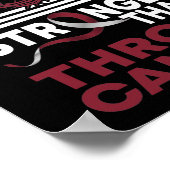 私の神が咽喉がんよりも強い信仰 ポスター (角)