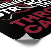 私の神が咽喉がんよりも強い信仰 ポスター (角)