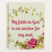 私の神に対する信仰はいかりプランナー プランナー手帳 (正面)