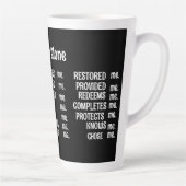 私の神のみ専門マグカップ カフェラテマグ (右)