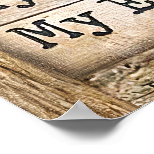 私の神の中のイエス私の王の主のヒーラー ポスター (角)